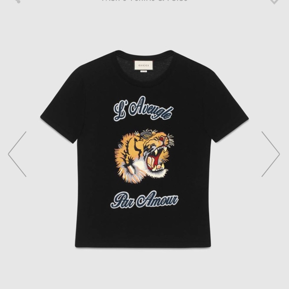 Gently Used, XL Gucci “Love is Blind” T Shirt
